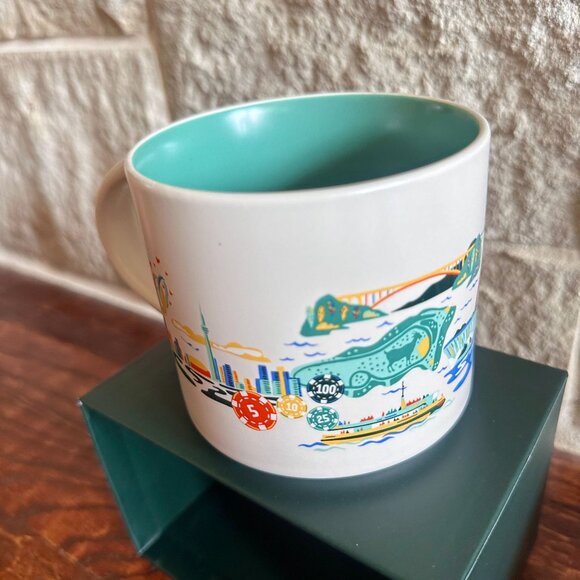 NWT Niagara Falls Starbucks Discovery Series Ceramic Coffee Cup Mug 14 Oz - Picture 3 of 7